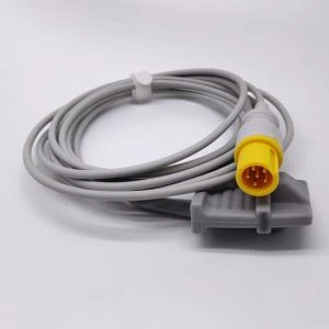 Contec konpatib Spo2 Capteur granmoun Silicone mou