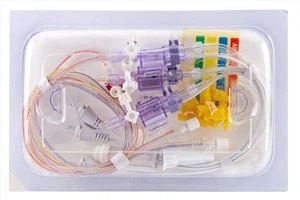Jete san presyon Medex transducteur 3 Connectors