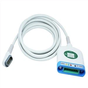 Multi-Fonksyon ECG Trunk Kab 6 mennen pou siemens Drager